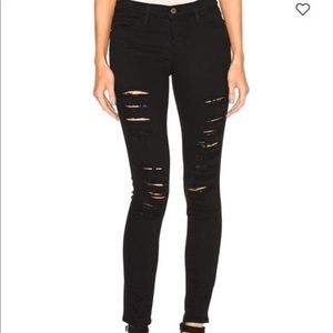 Free with purchase over $30 / FRAME distressed Jeans Le Skinny De Jeanne Size 25